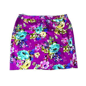 Charter Club Pencil Skirt Women's Plus 22W Floral Print Spring Summer Skirt